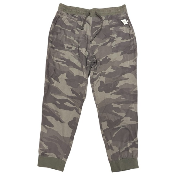 NWT SPLENDID Camo Jogger Pants military army elastic drawstring waist comfort - Picture 4 of 11